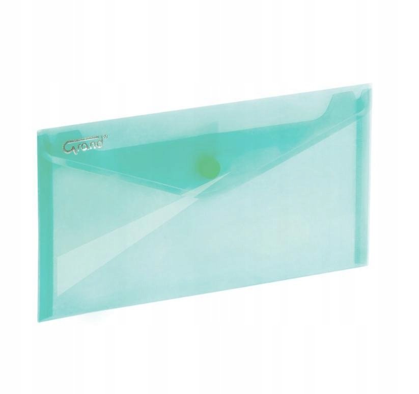 Grand Koperta na zatrzask 225x124mm zielona