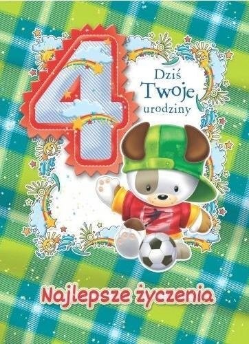 Kartka okolicznościowa Urodziny 4 MF04 Nowa