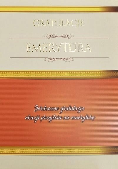 Trend Trend Kartka Emerytura Gratulacje! TK10 454024