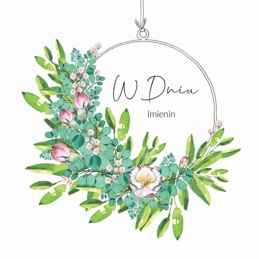 Clear Creation Clear Creation Karnet Swarovski kwadrat CL4007_PO W Dniu Imienin 457274