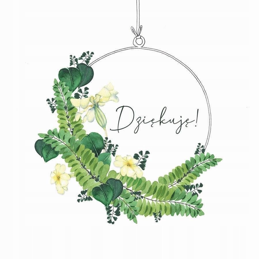 Clear Creation Clear Creation Karnet Swarovski kwadrat CL4004_PO Dziękuję! 457264