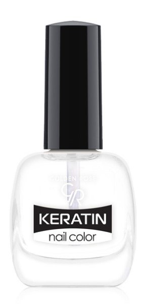 Golden Rose lakier do paznokci Z Keratyną Keratin Nail Color - Bezbarwny