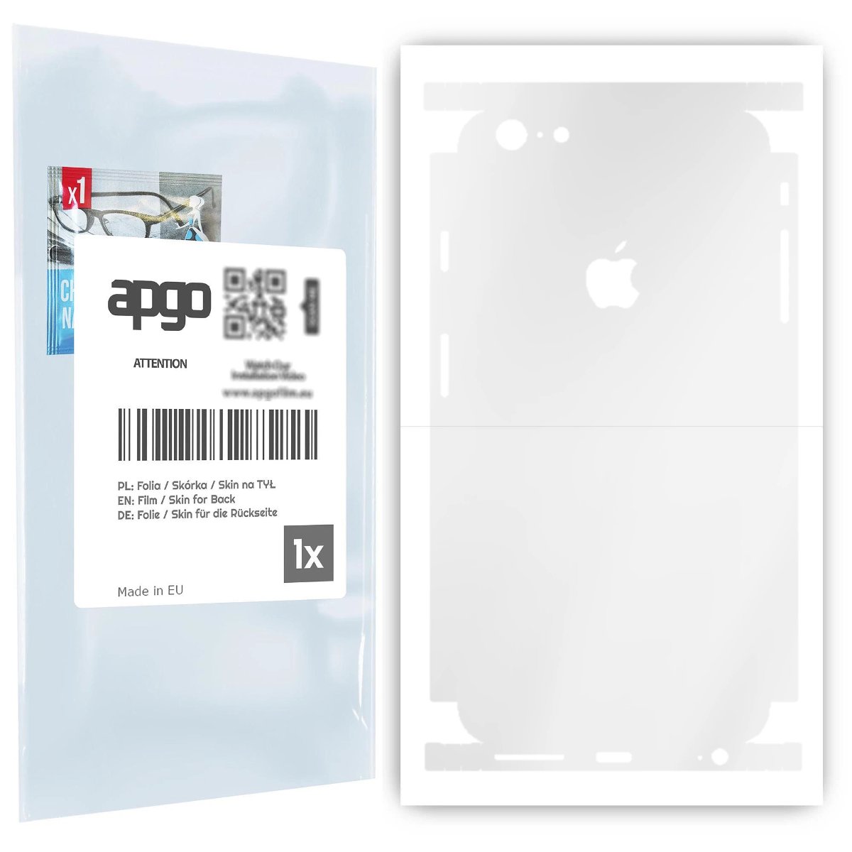 Folia hydrożelowa naklejka przezroczysta na TYŁ+BOKI do Apple iPhone 6s Plus - apgo hydrogel TPU
