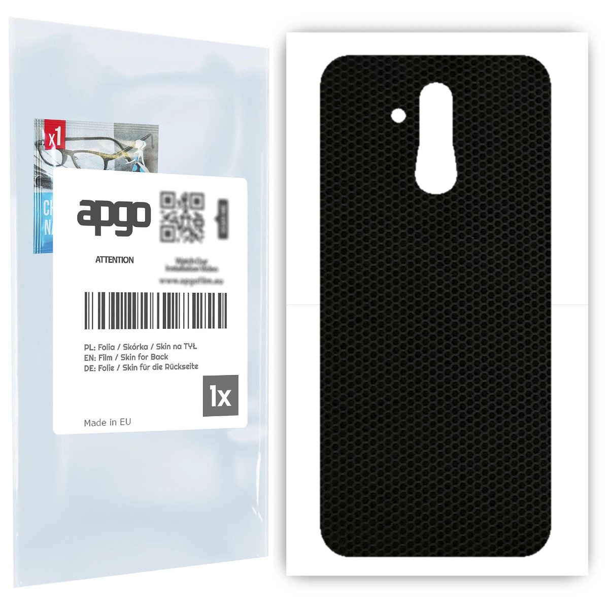 Folia naklejka skórka strukturalna na TYŁ do Huawei Mate 20 lite -  Matrix - apgo SKINS