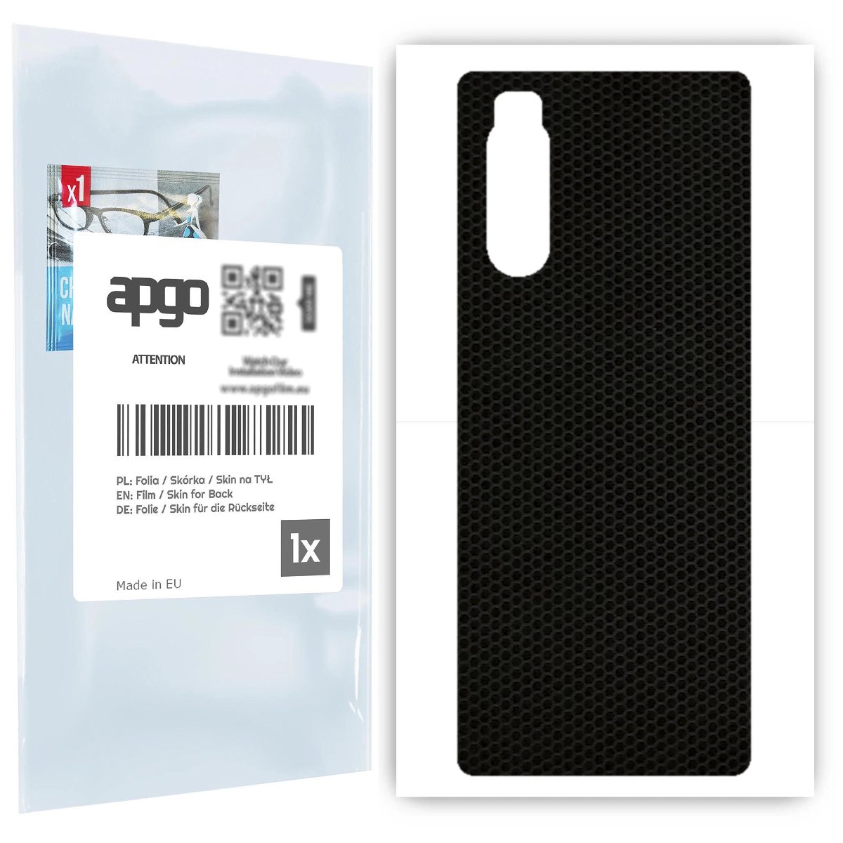 Folia naklejka skórka strukturalna na TYŁ do Sony Xperia 5 -  Matrix - apgo SKINS