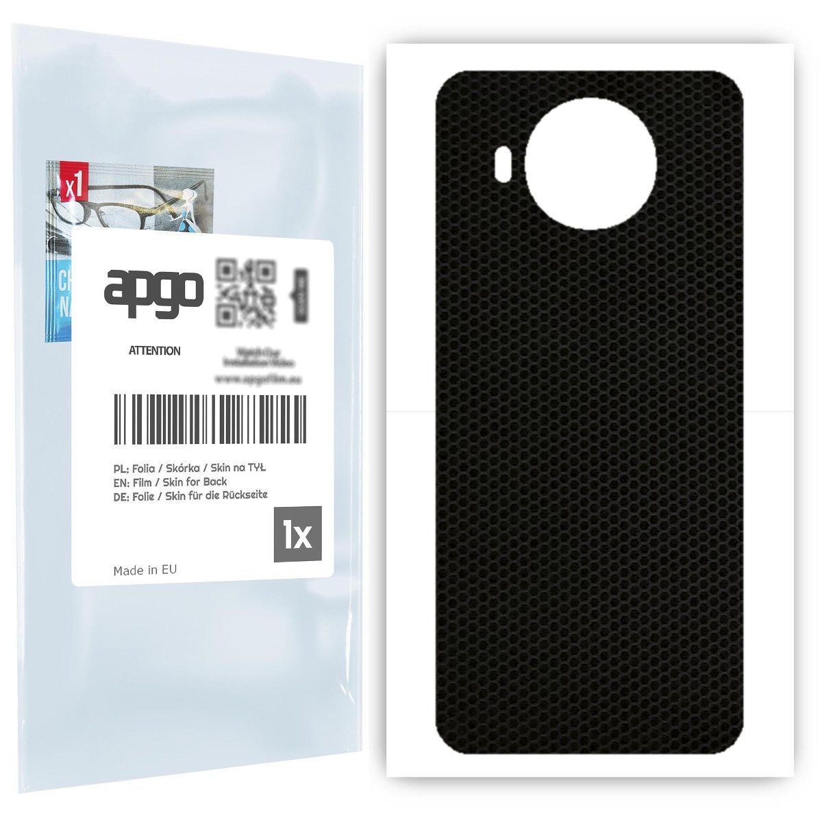 Folia naklejka skórka strukturalna na TYŁ do Nokia 8.3 5G -  Matrix - apgo SKINS