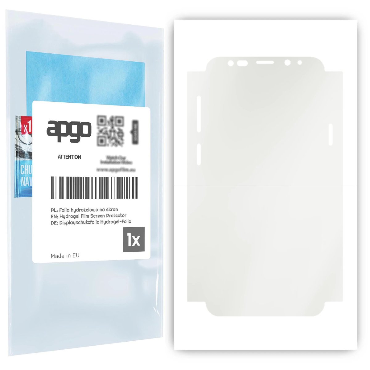 Folia ochronna hydrożelowa MATOWA na EKRAN+BOKI do Samsung Galaxy S9+ - apgo Hydrogel Matte 5D Full Glue