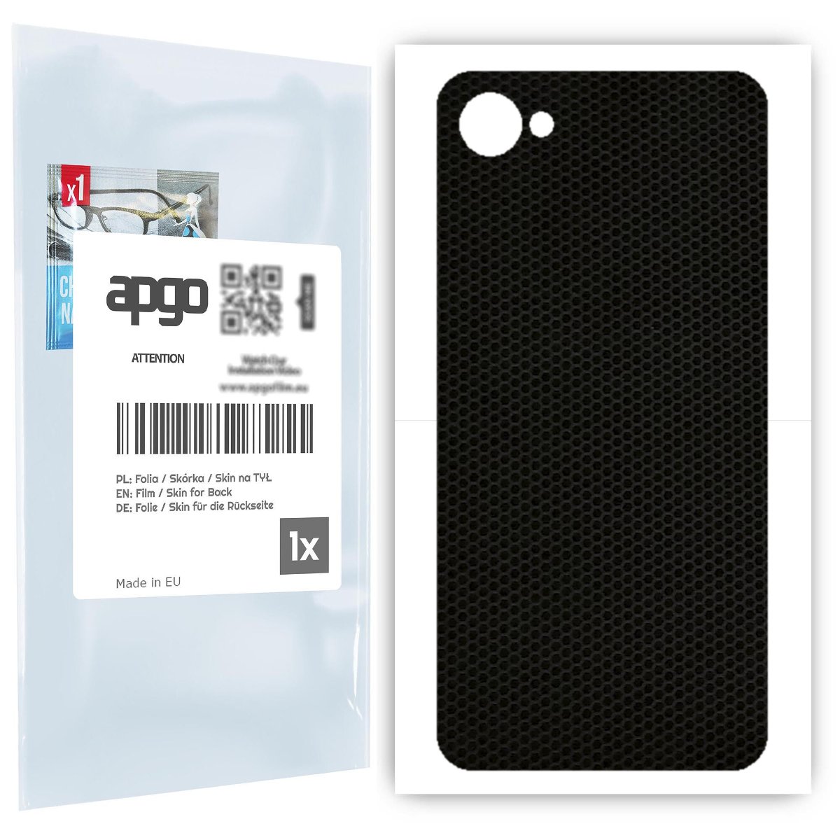 Folia naklejka skórka strukturalna na TYŁ do HTC Desire 12 -  Matrix - apgo SKINS