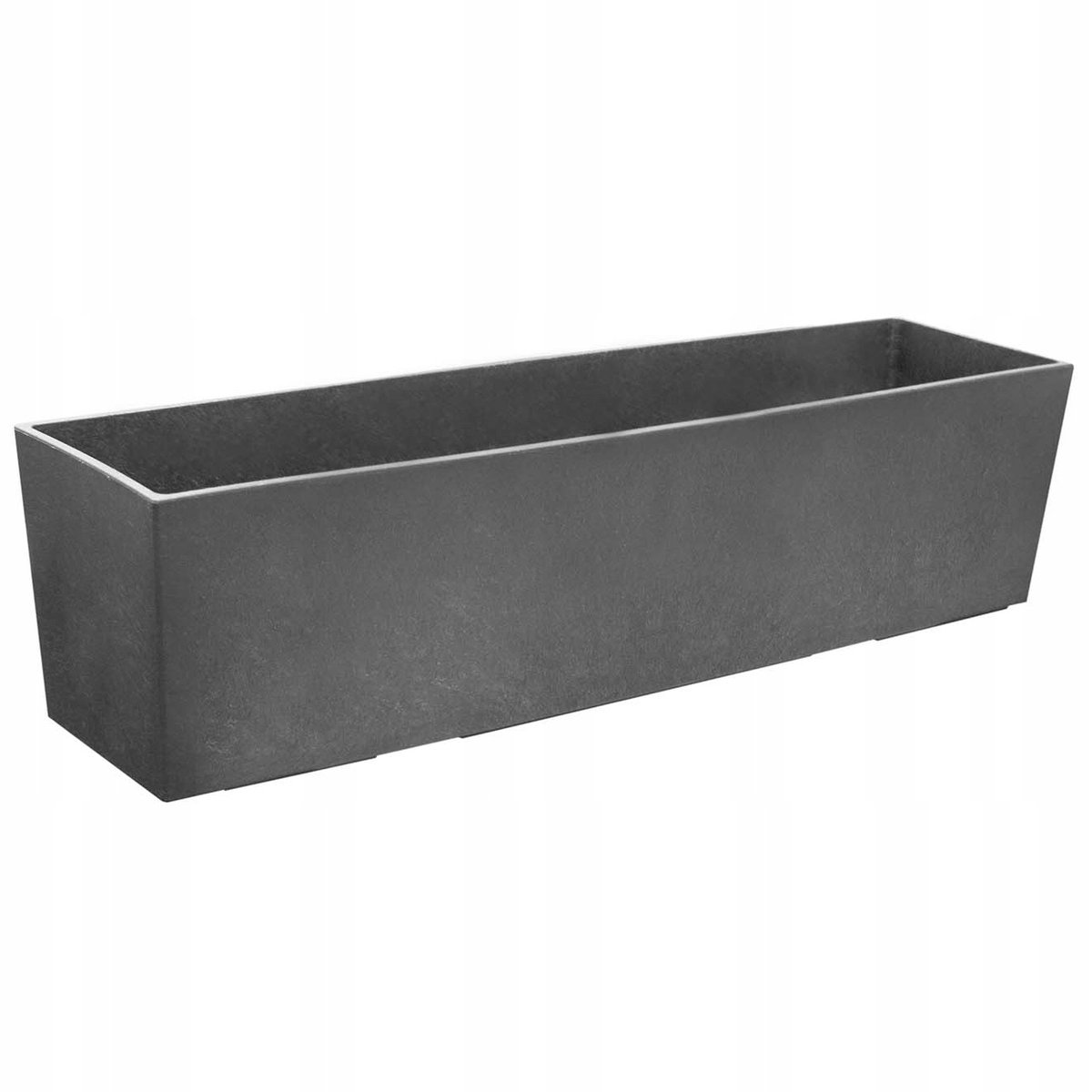 TIERRA VERDE Donica SONATA ECO 61 x 15 x 15 cm szara TIERRA VERDE