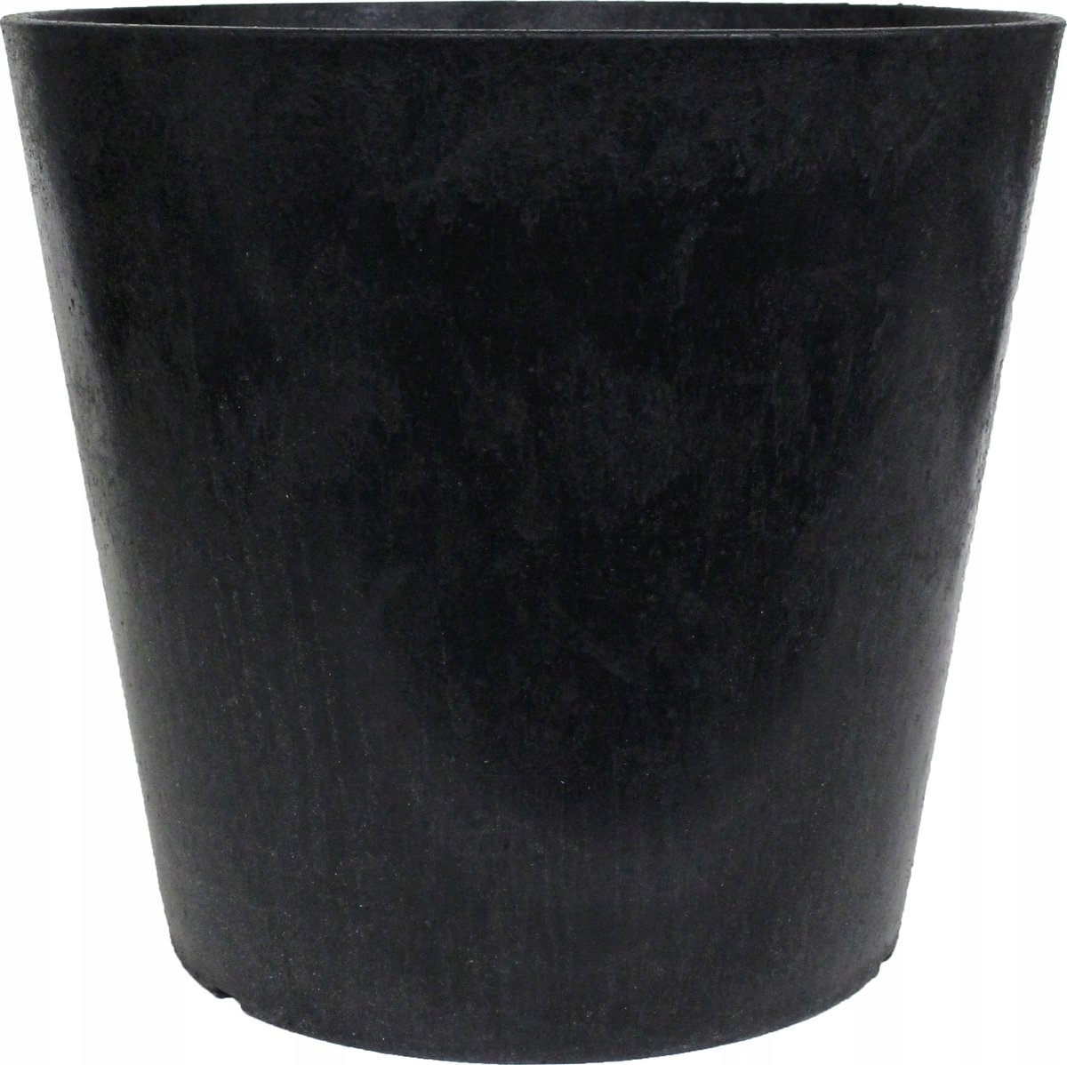 TIERRA VERDE Donica ogrodowa 40 cm gumowa czarna OCTAVIA