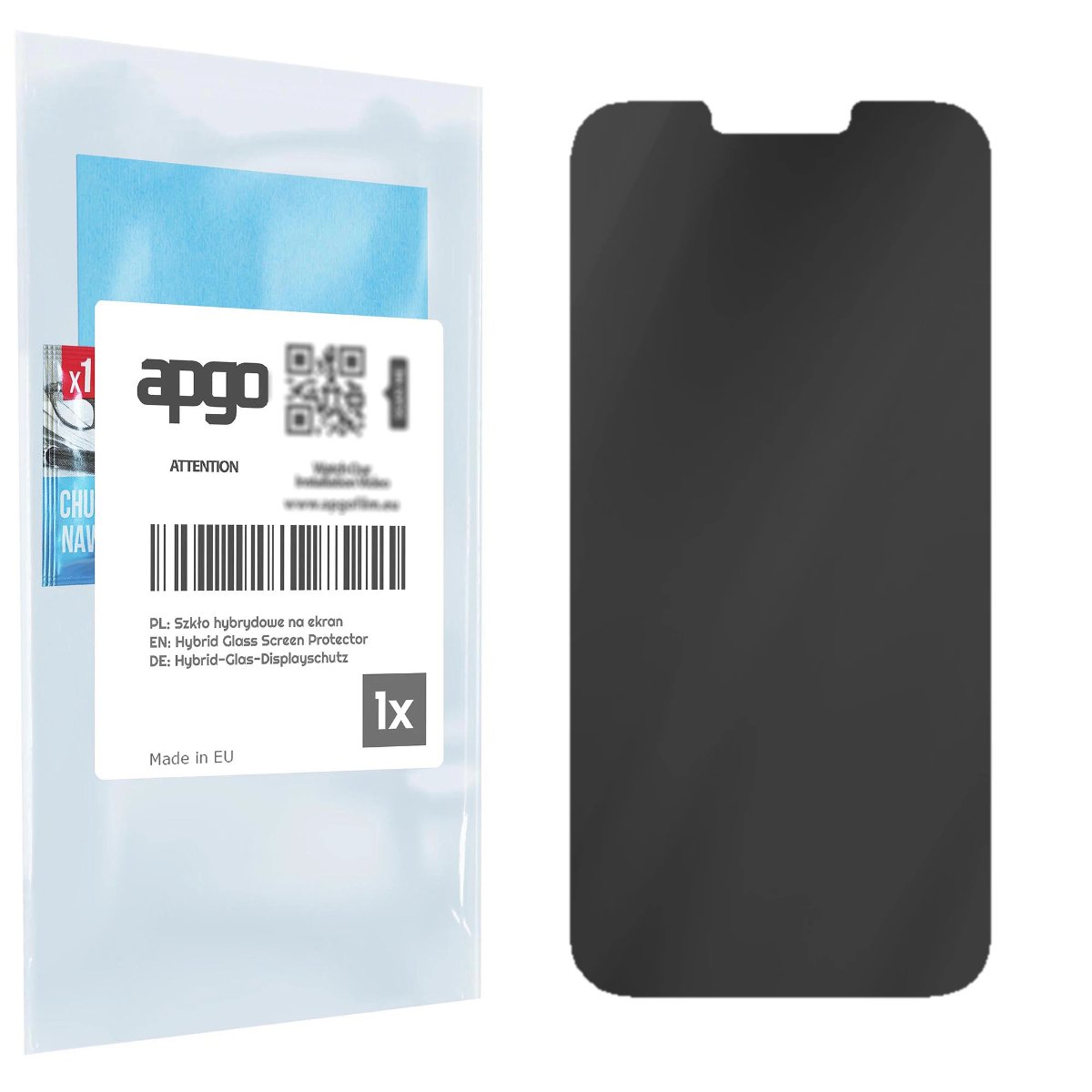 Filtr prywatyzujący Privacy 7H do Apple iPhone 13 Pro Max - apgo Flexible Glass niepękający