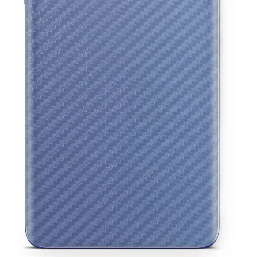Folia naklejka skórka strukturalna na TYŁ do Nokia 6 -  Carbon Granatowy - apgo SKINS