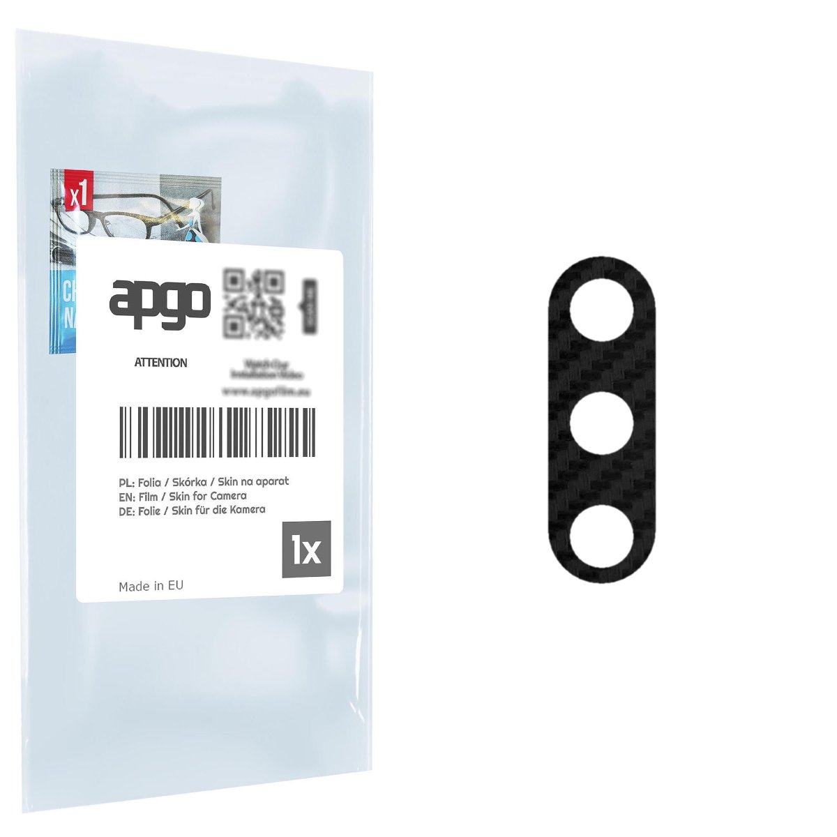 Folia naklejka skórka strukturalna na wyspę aparatu do Sony Xperia L4 - różne kolory na kamerę, obiektyw apgo SKINS Lens Protector