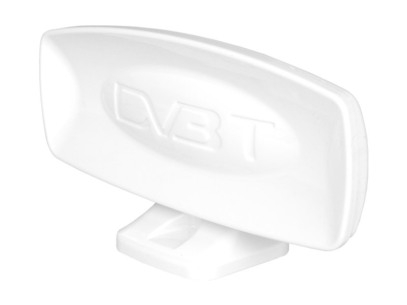 Antena DVB-T Digital, pokojowa, biała.