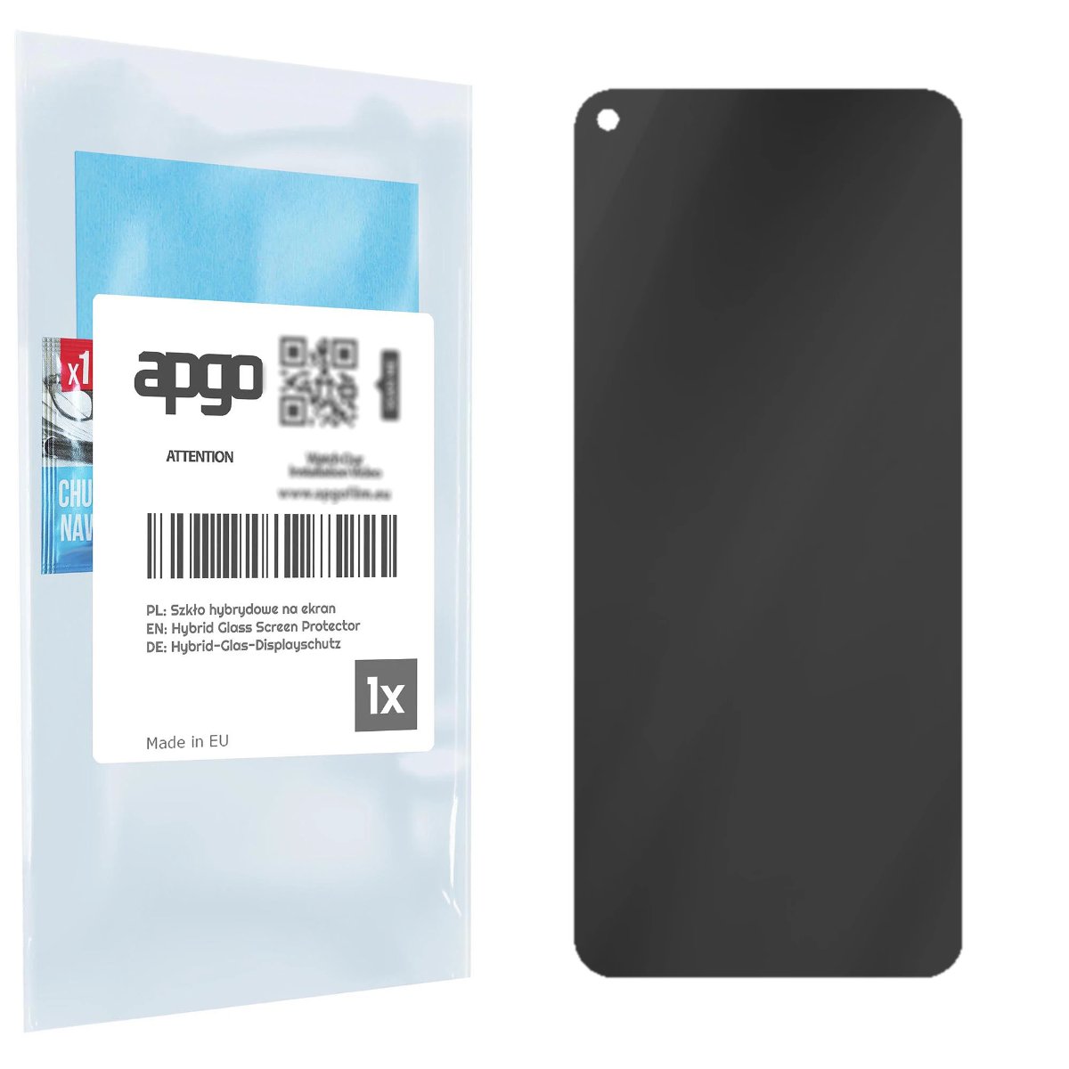 Filtr prywatyzujący Privacy 7H do Realme Narzo 30 5G - apgo Flexible Glass niepękający