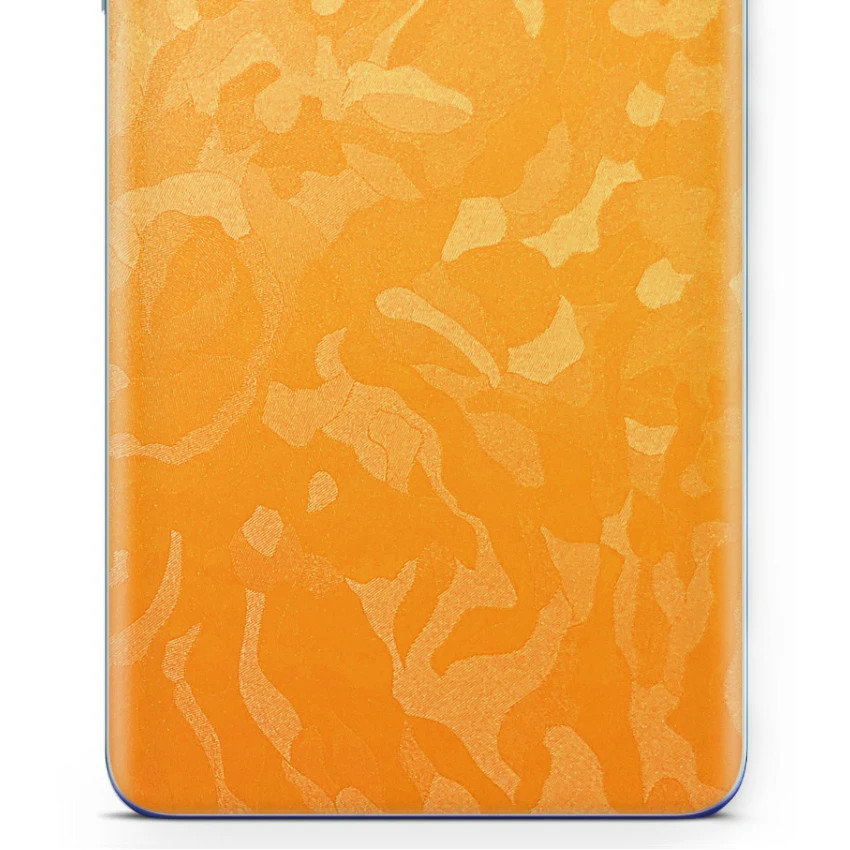 Folia naklejka skórka strukturalna na TYŁ do Samsung Galaxy A30 -  Moro | Camo Żółty - apgo SKINS