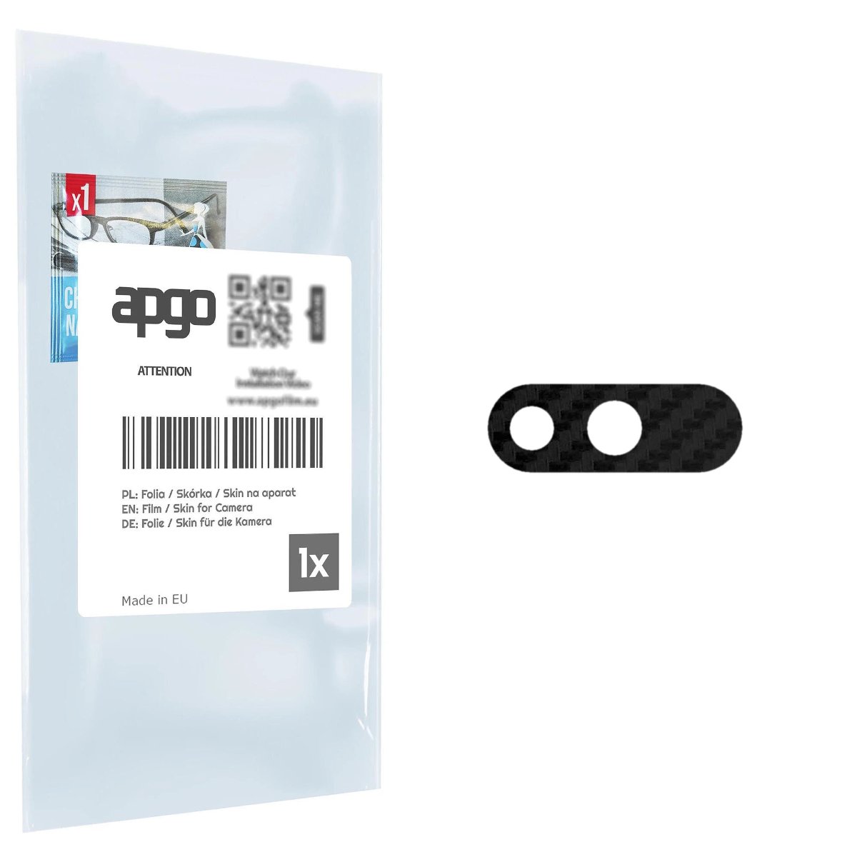 Folia naklejka skórka strukturalna na wyspę aparatu do myPhone HAMMER Explorer - różne kolory na kamerę, obiektyw apgo SKINS Lens Protector