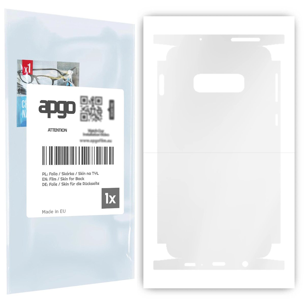 Folia hydrożelowa naklejka przezroczysta na TYŁ+BOKI do Samsung Galaxy S10e - apgo hydrogel TPU