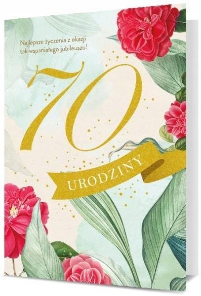 Pan Dragon Karnet Urodziny 70 B6-1907