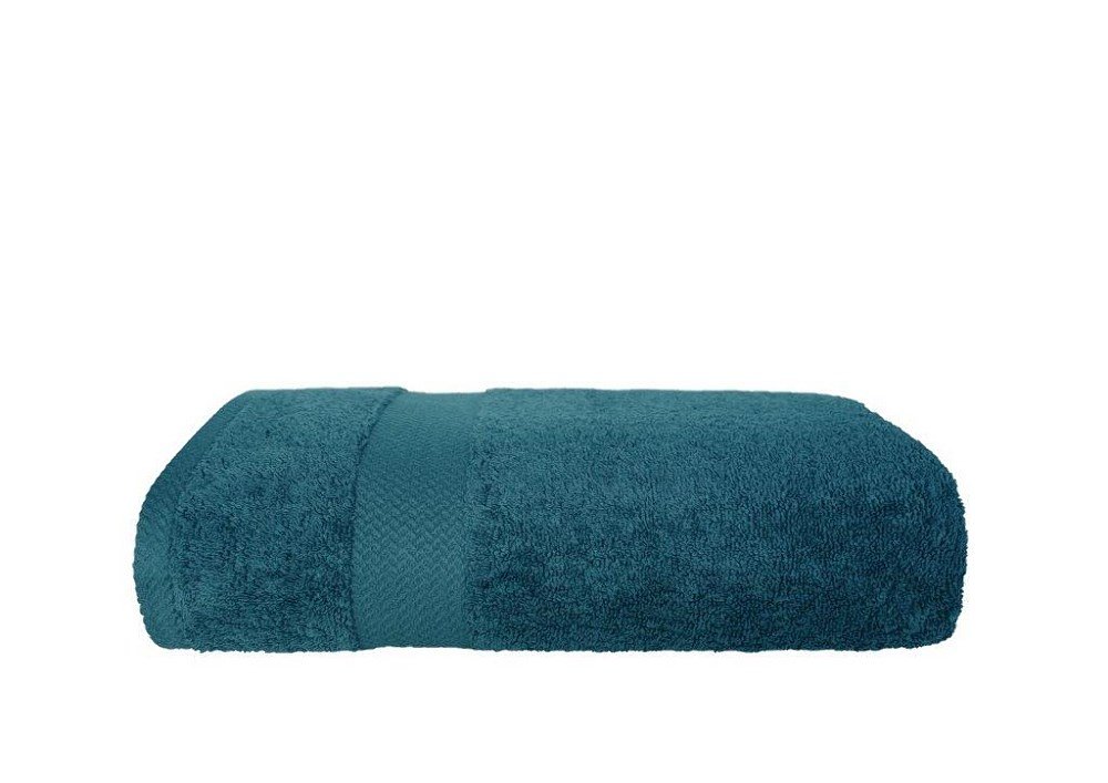 Ręcznik Fashion 50x100 cm morski 550g/m2 z bordiurą frotte bawełniany jednobarwny