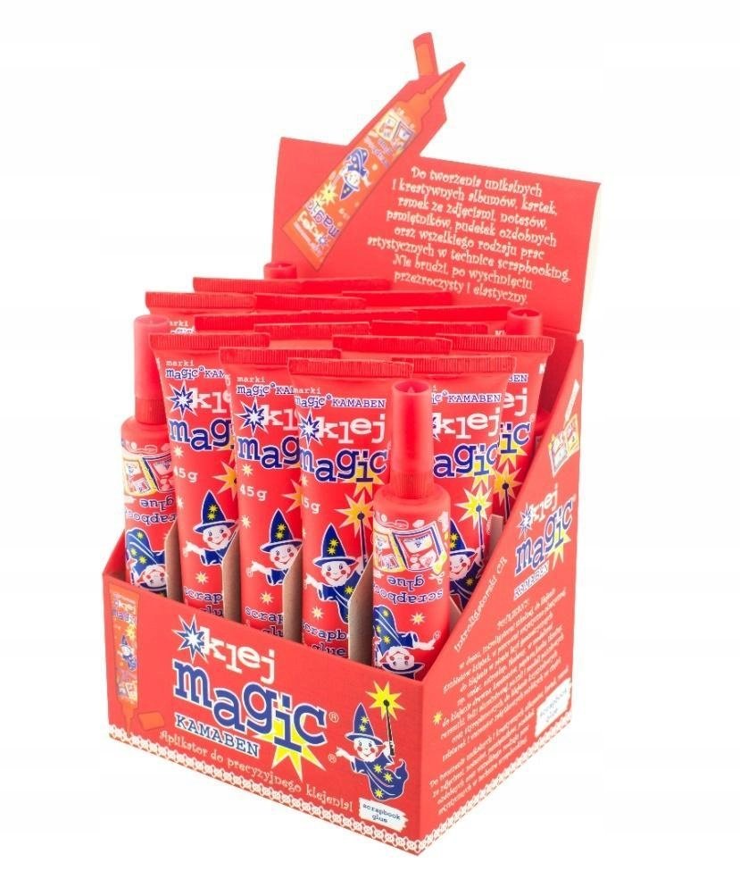 KAMABEN Klej Magic Scrapbook tuba z aplikatorem 45g (20szt -