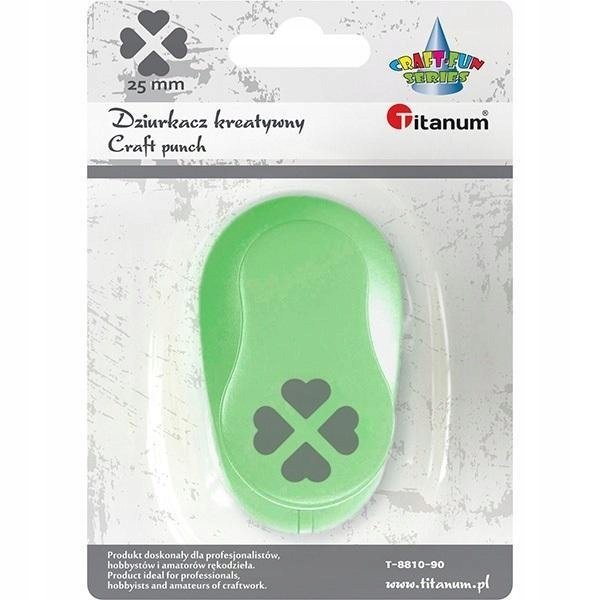 Titanum Dziurkacz z motywem Serca 25mm -