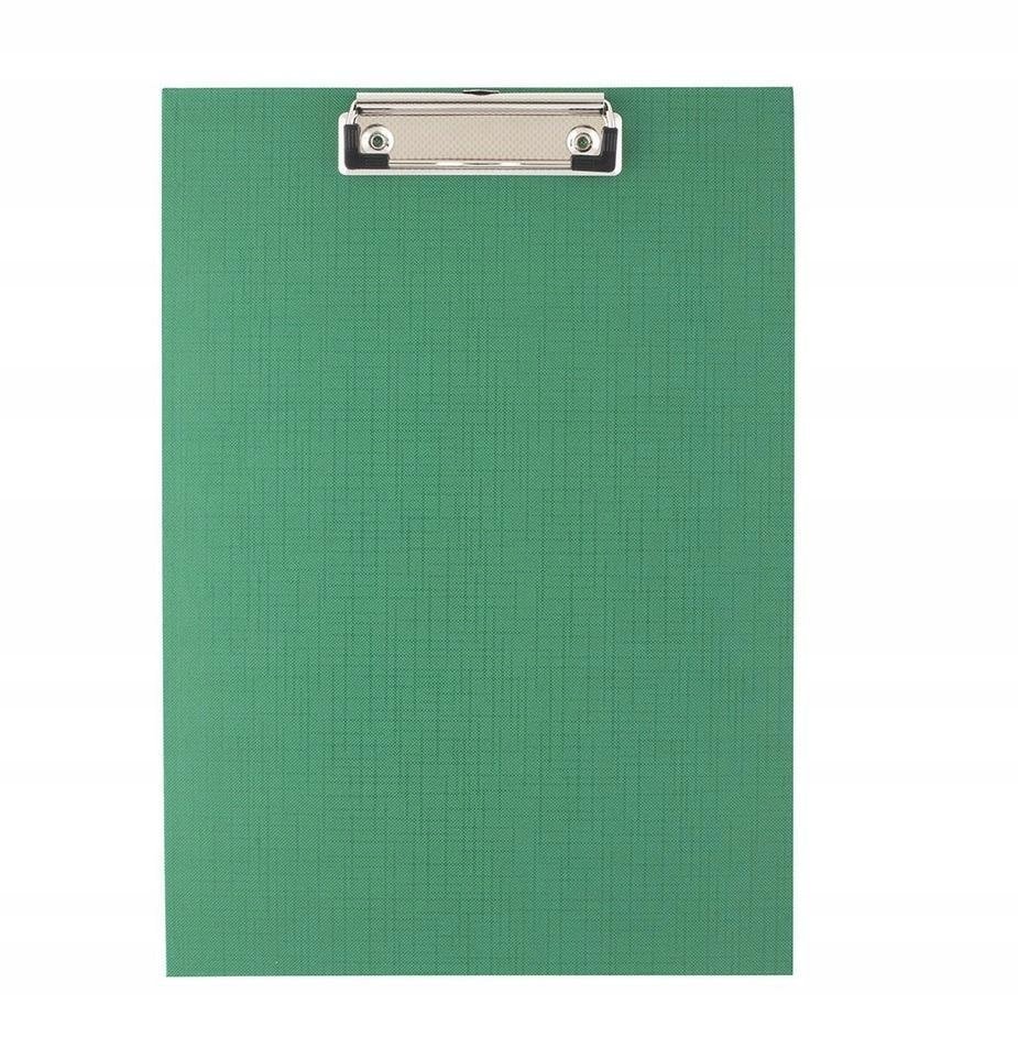 D.RECT clipboard blatem biurka A5 Economy folii PCW leinengepraegt Zielony 009564