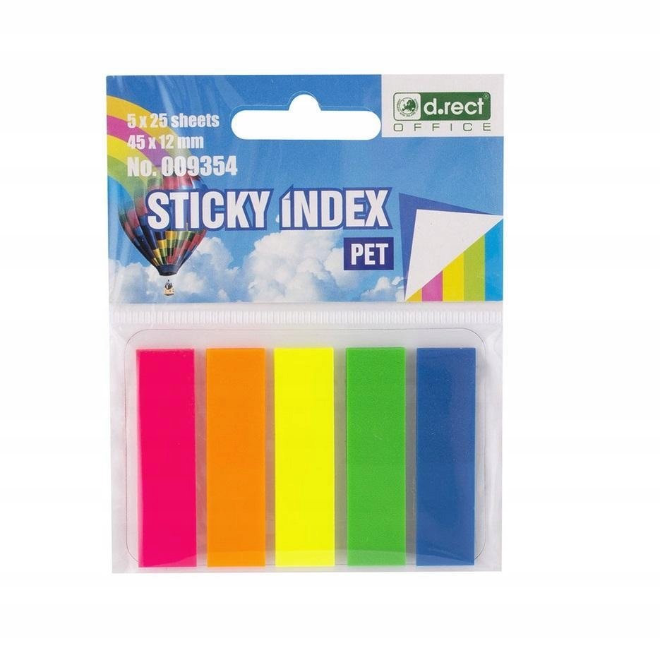 Zakładki indeksujące 45x12