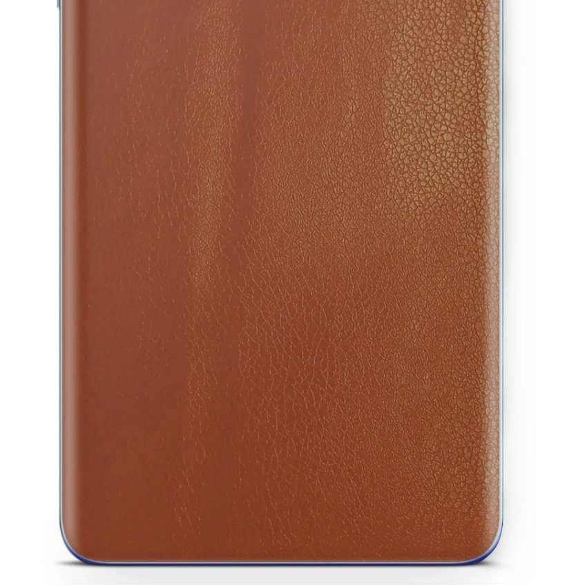 Folia naklejka skórka strukturalna na TYŁ do Nokia 8.1 (Nokia X7) -  Skóra Brązowa - apgo SKINS