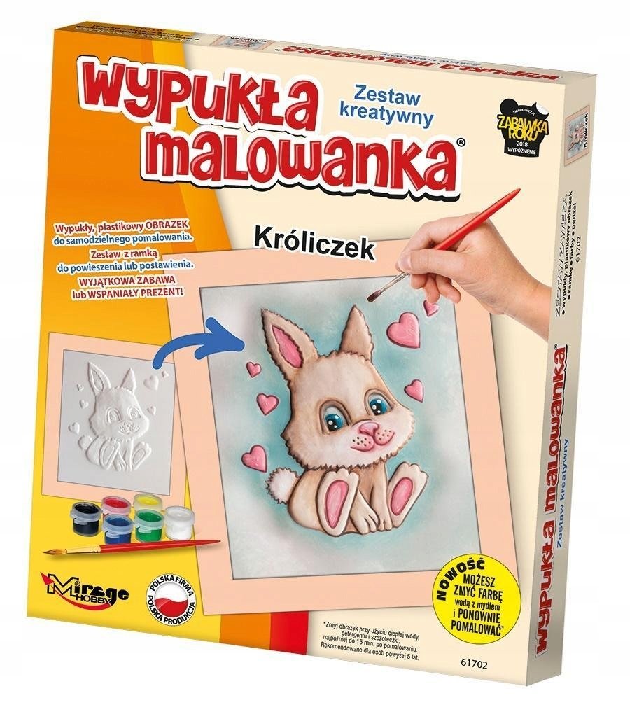 Mirage Hobby Wypukła Malowanka - Mały Króliczek -