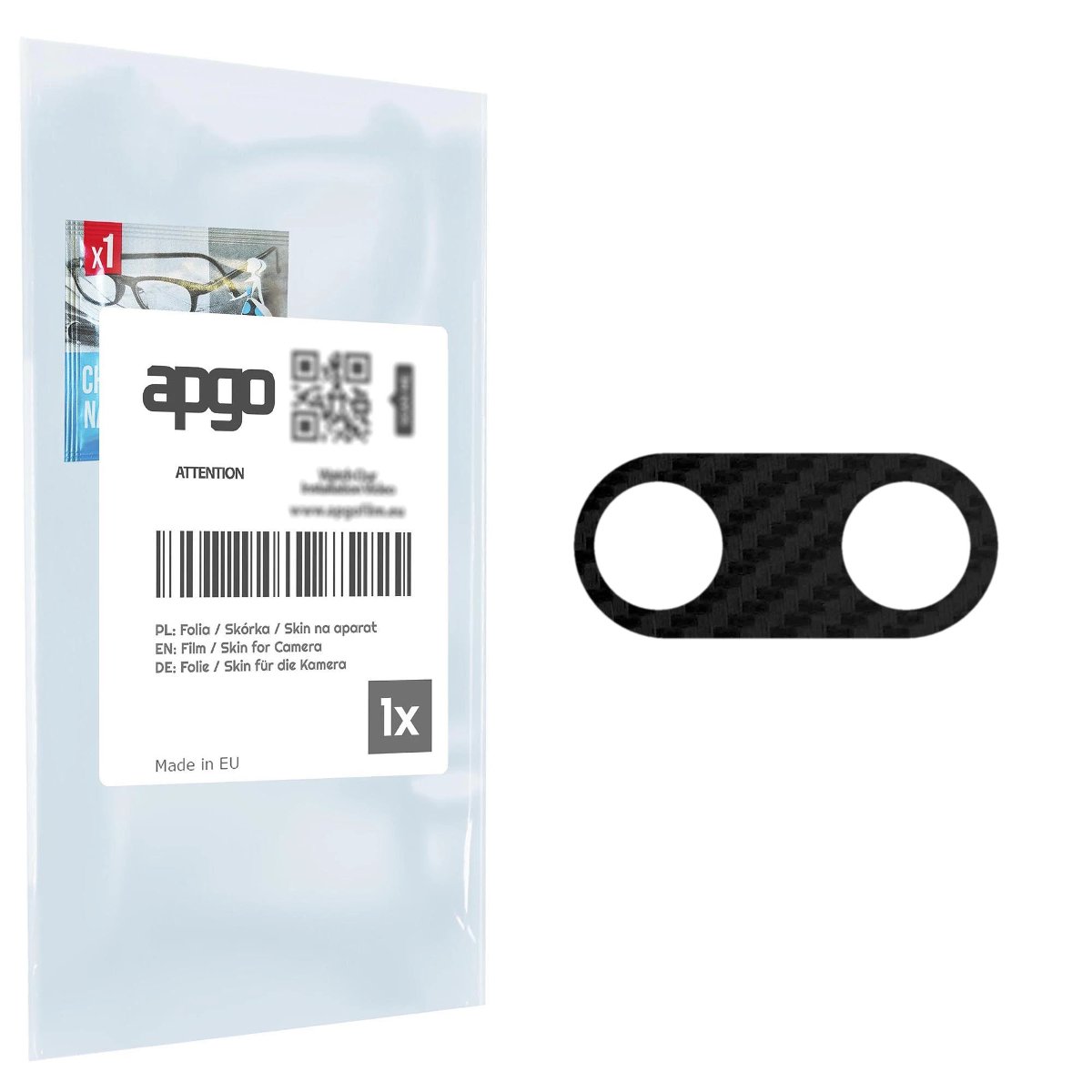 Folia naklejka skórka strukturalna na wyspę aparatu do LG V30 - różne kolory na kamerę, obiektyw apgo SKINS Lens Protector