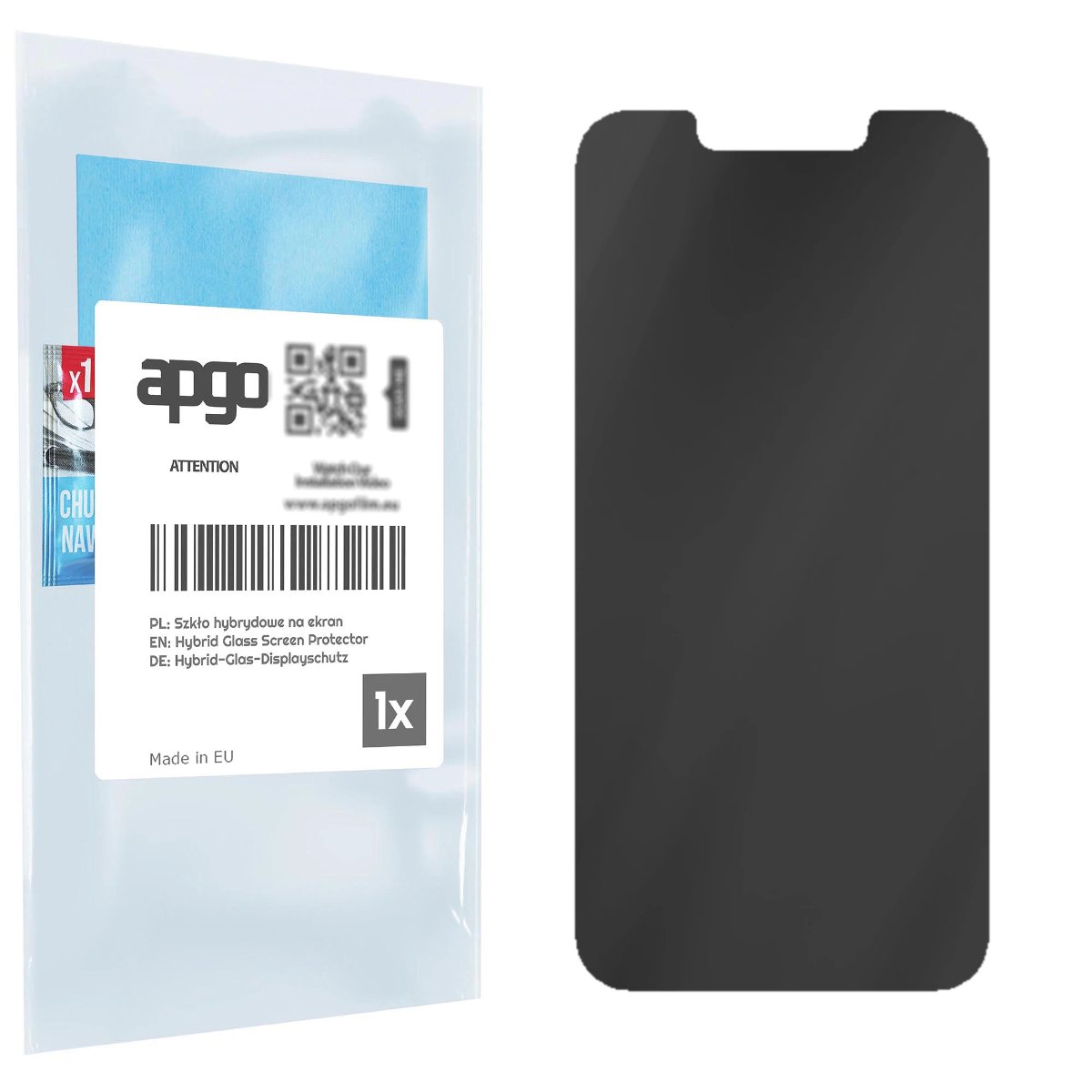 Filtr prywatyzujący Privacy 7H do Apple iPhone 13 mini - apgo Flexible Glass niepękający