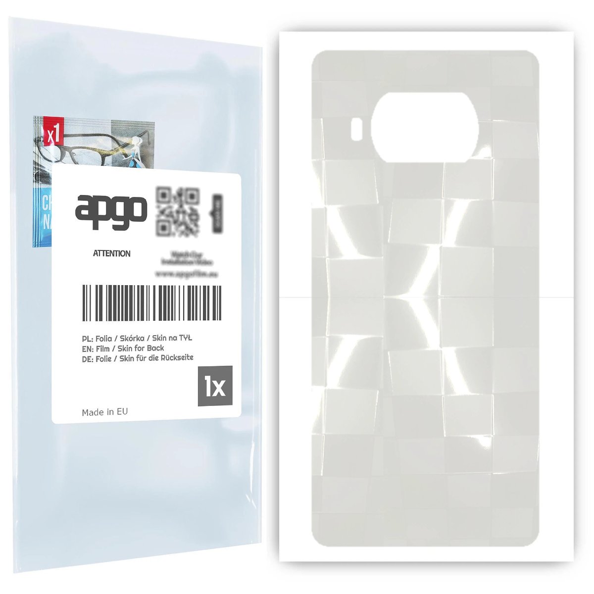 Folia hydrożelowa 3D naklejka przezroczysta na TYŁ do Xiaomi Mi 10T Lite 5G - apgo hydrogel 3D TPU