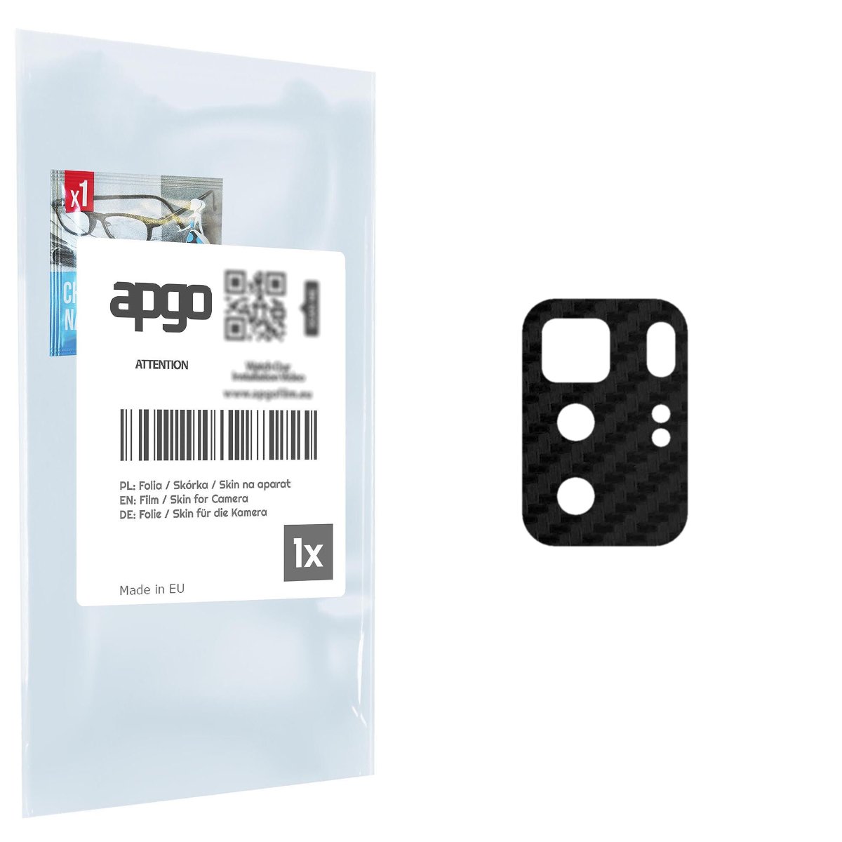 Folia naklejka skórka strukturalna na wyspę aparatu do Xiaomi POCO X3 GT - różne kolory na kamerę, obiektyw apgo SKINS Lens Protector