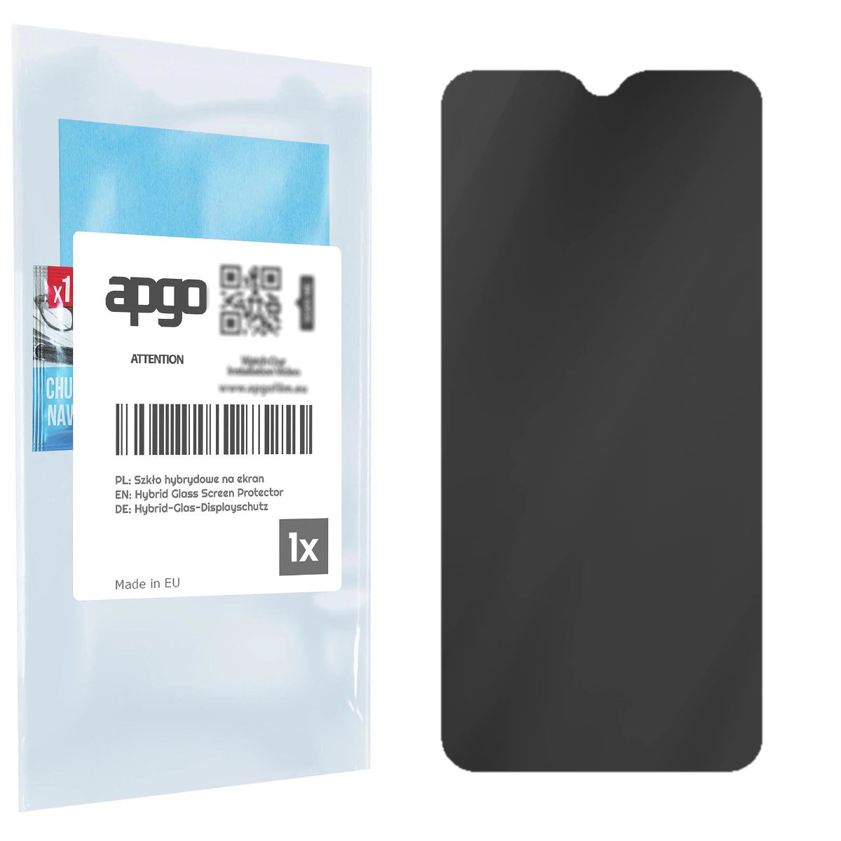 Filtr prywatyzujący Privacy 7H do Vivo Y33S - apgo Flexible Glass niepękający