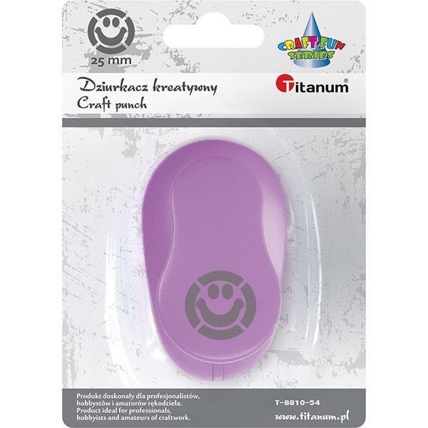 Titanum Dziurkacz z motywem Buźka 25mm -