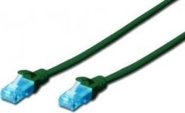 Digitus CAT 5e U-UTP patch cable PVC AWG 26/7 length 25m color green
