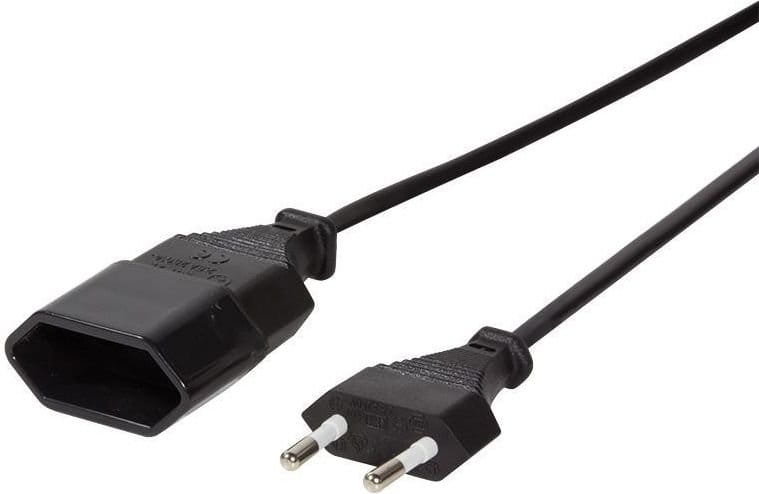 Logilink Kabel zasilający Przedłużacz kabla zasilającego CP124 Euro CEE 7/16 czarny 3m CP124