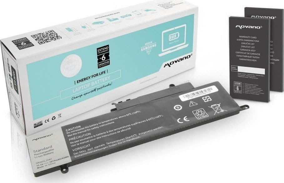 Movano bateria Dell Inspiron 13 7347