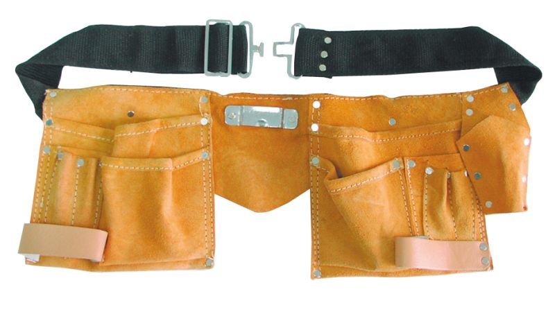 Mega 52011 Pas ciesielski monterski skórzany na narzędzia 52011