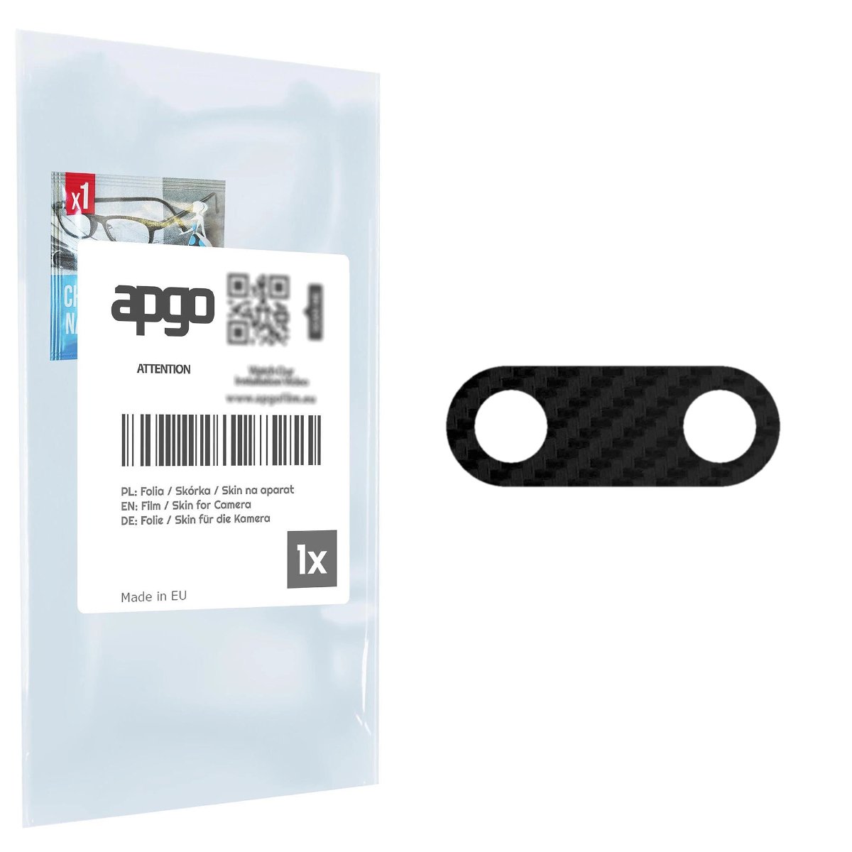 Folia naklejka skórka strukturalna na wyspę aparatu do HTC U12+ - różne kolory na kamerę, obiektyw apgo SKINS Lens Protector