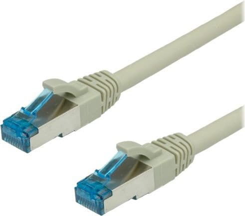 Value Patchcord Cat6a, S/FTP, LSZH, 10m, szary (21.99.0867)
