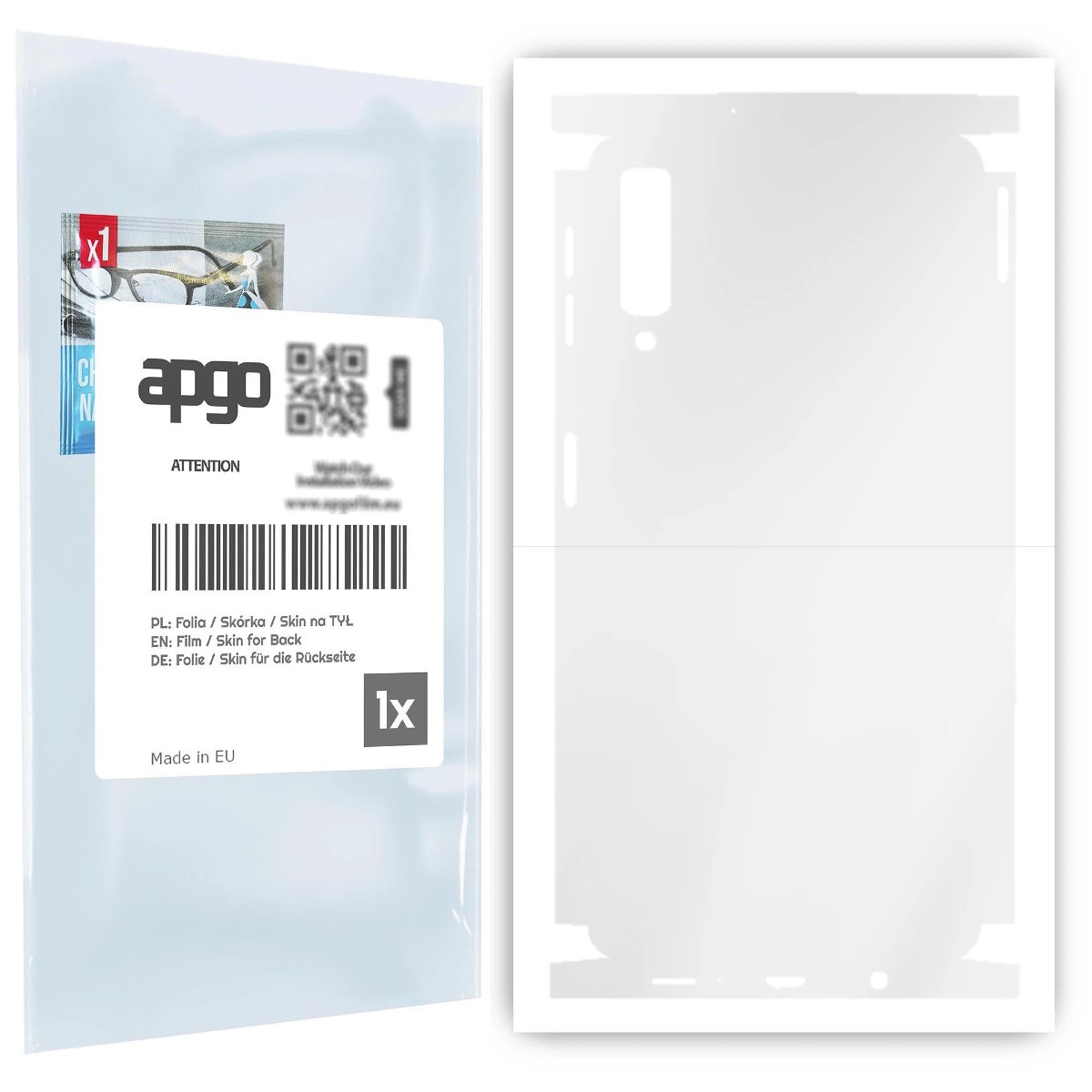 Folia hydrożelowa naklejka przezroczysta na TYŁ+BOKI do Samsung Galaxy A7 (2018) - apgo hydrogel TPU