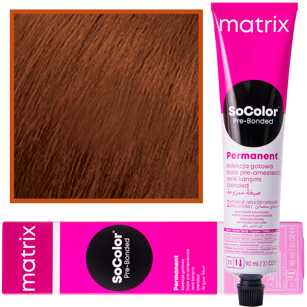 Фото - Фарба для волосся Matrix SoColor Pre-Bonded SCB2 6C, Farba do włosów, 90ml 