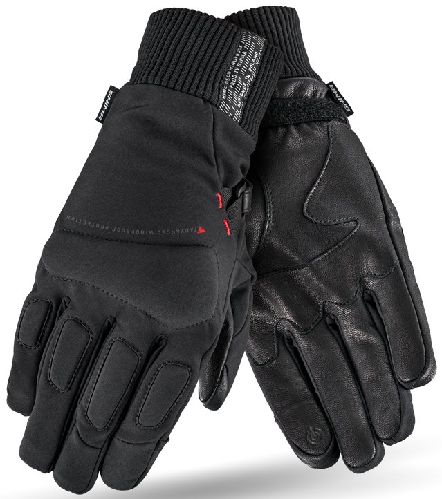 Rękawice motocyklowe Shima Oslo Wind czarne M