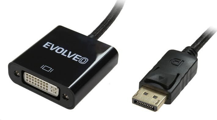 Redukcja Evolveo DisplayPort/DVI EV-DP-DVI) Czarna