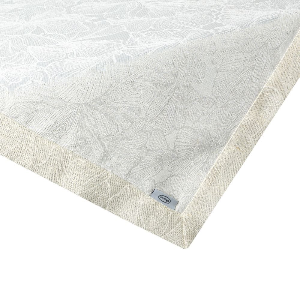 Obrus 85 x 85 Dekoracyjny Lena Krem+Złoty