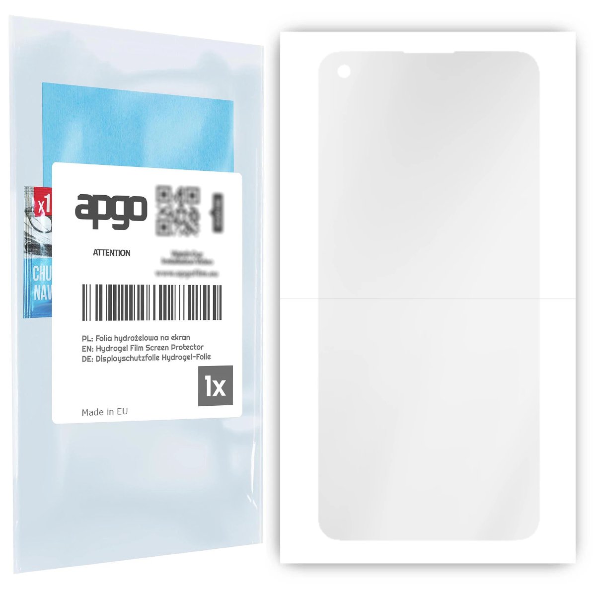Folia ochronna hydrożelowa na ekran do Oppo Reno 6 CPH2235 -  na cały ekran apgo Hydrogel TPU 5D Full Glue