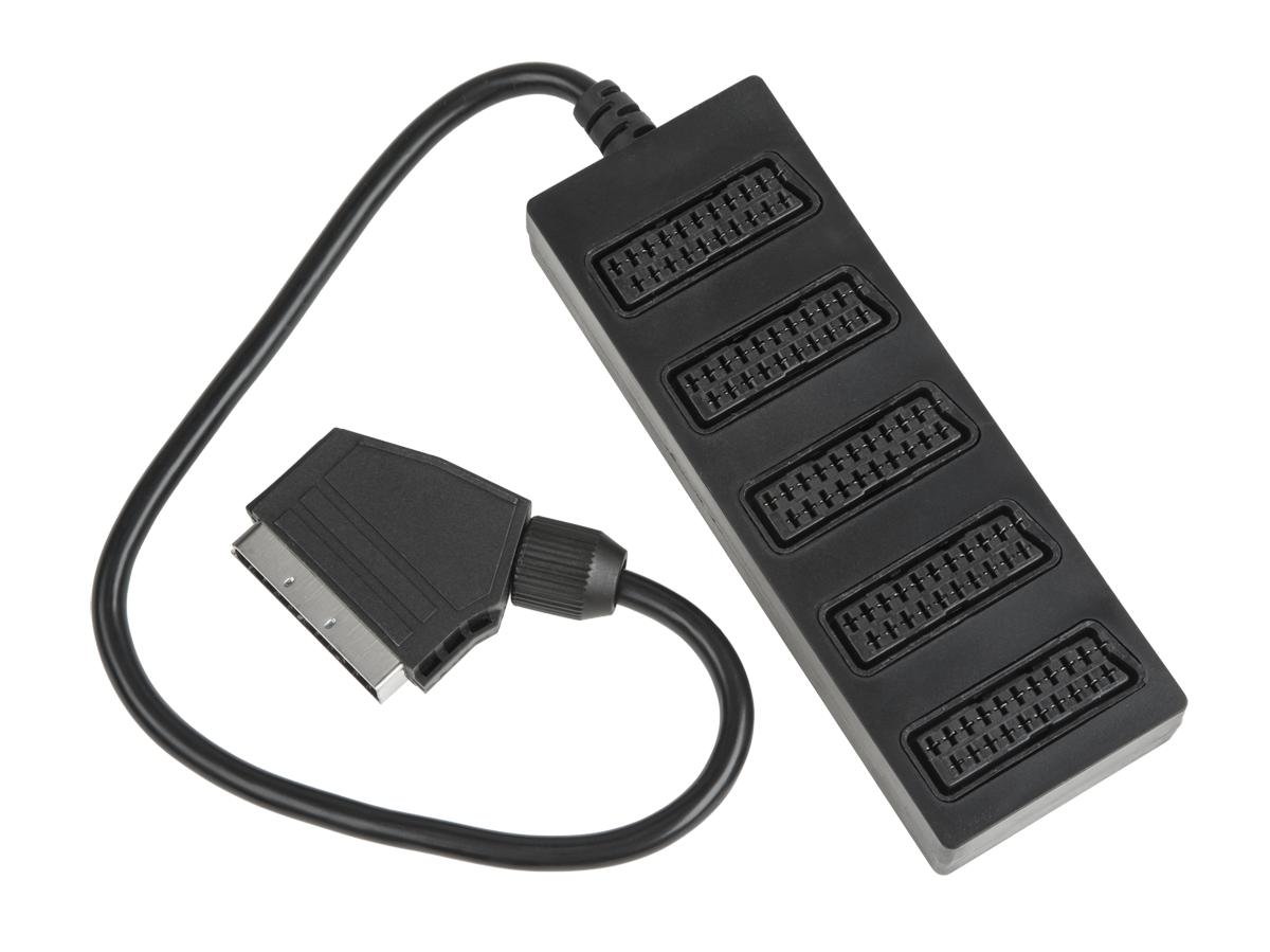 LP ZLA0388 Złącze wtyk euro - 5 gniazd euro LEC-ZLA0388