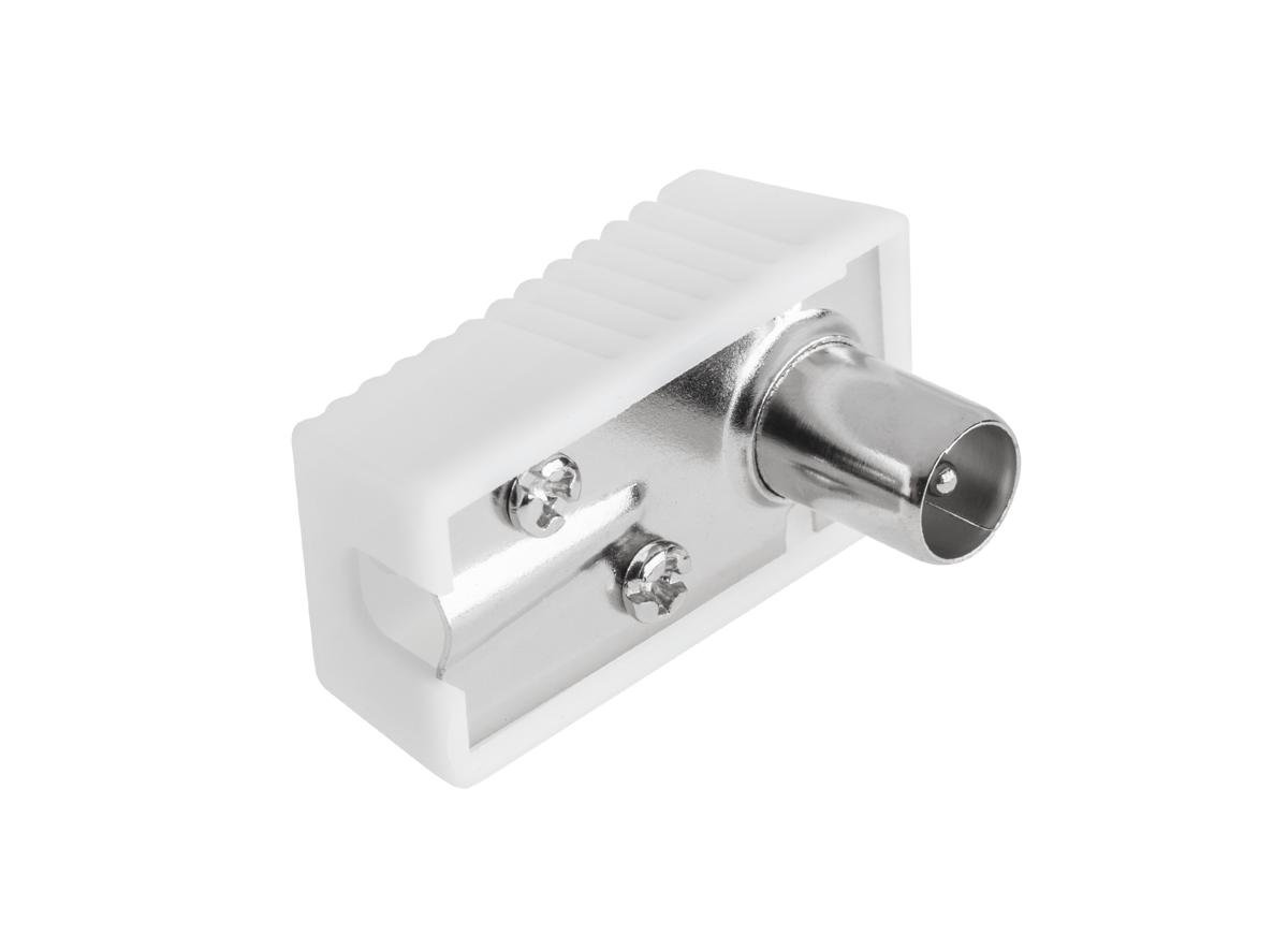 Cabletech Wtyk anten TV kątowy duży Cabletech LEC-WTY0260.1